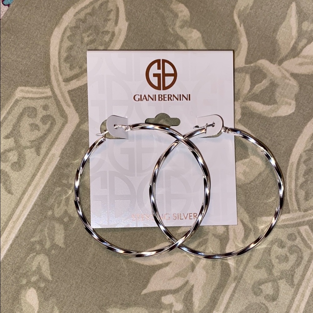 Giani Bernini Sterling Silver Hoop Earrings